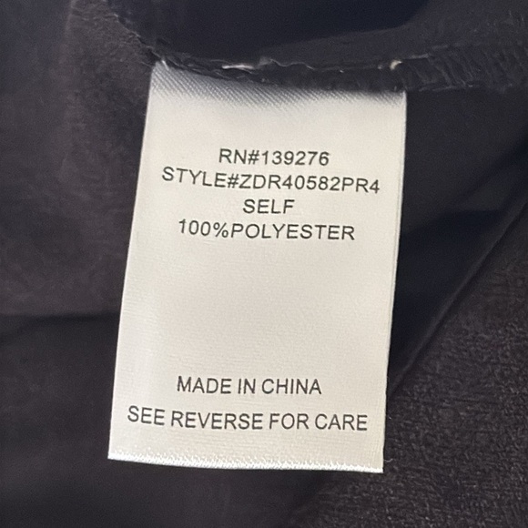 DR2 Black Side Tie Mini Skirt/Skort Scallop Wrap Front Detail Pull On Size XL - Picture 10 of 11